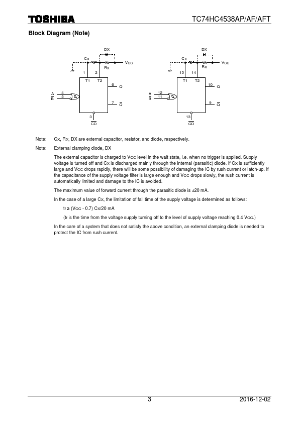 TC74HC4538AP