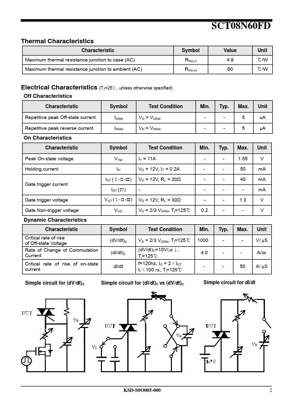 SCT08N60FD