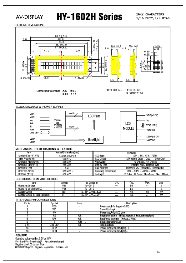 HY-1602H