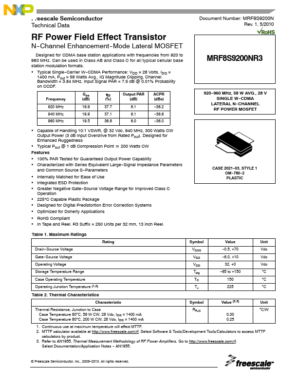 MRF8S9200NR3