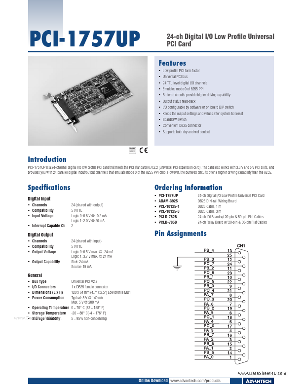 PCI-1757UP