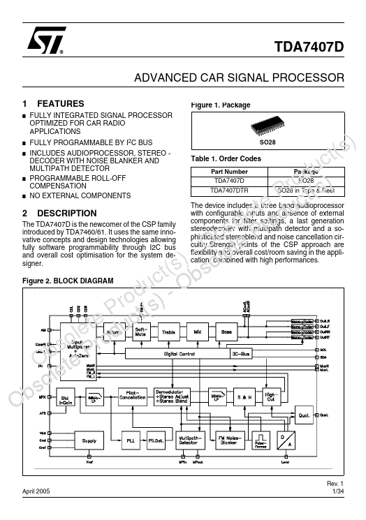 TDA7407D