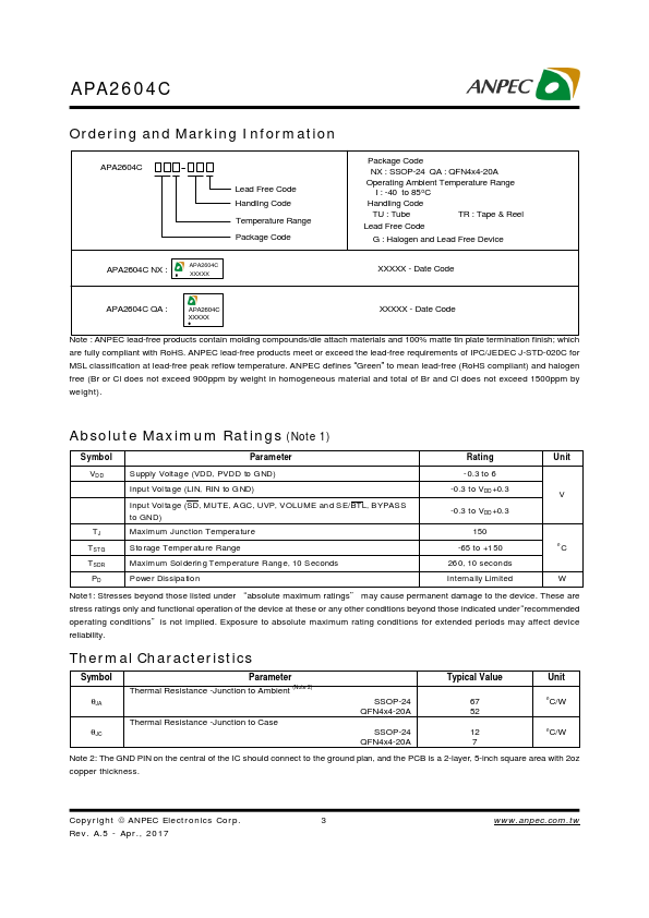 APA2604C