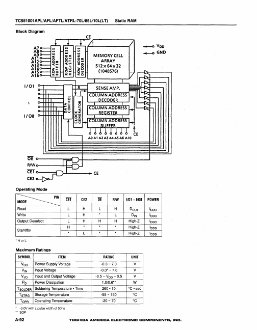 TC551001AFL-85L