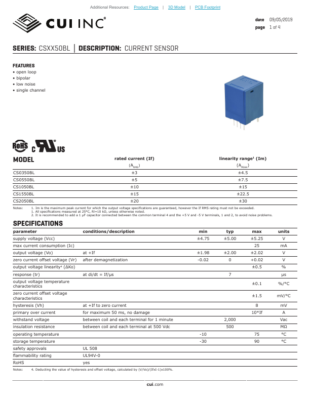 CS1550BL