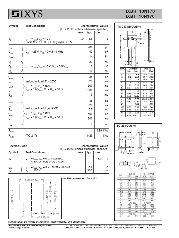 IXBH10N170