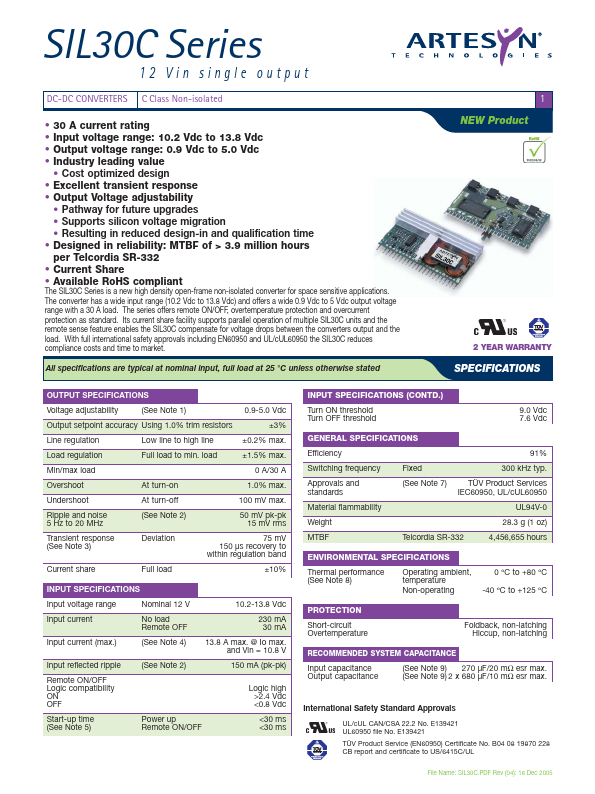 SIL30C-12SADJ-VJ