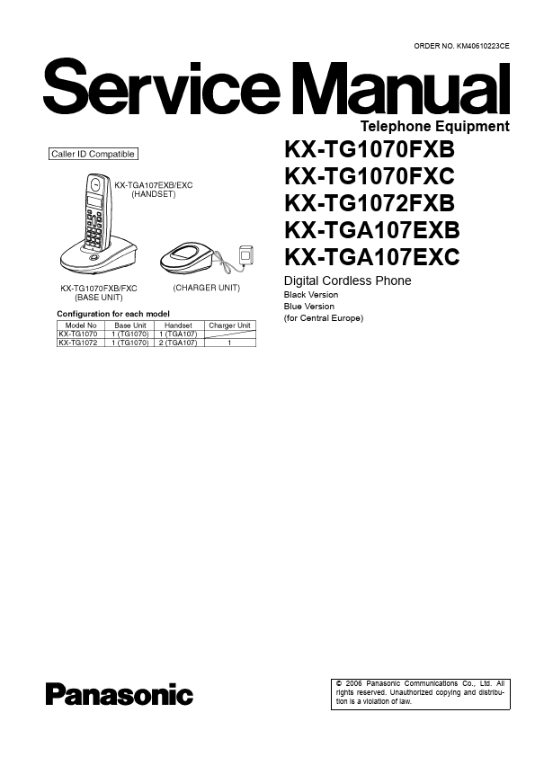 KX-TG1070FXC