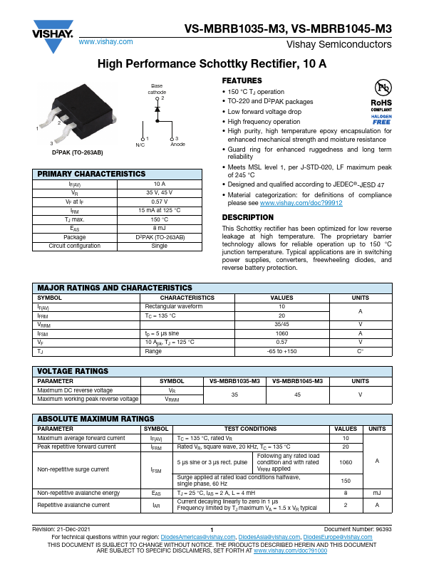 VS-MBRB1045-M3