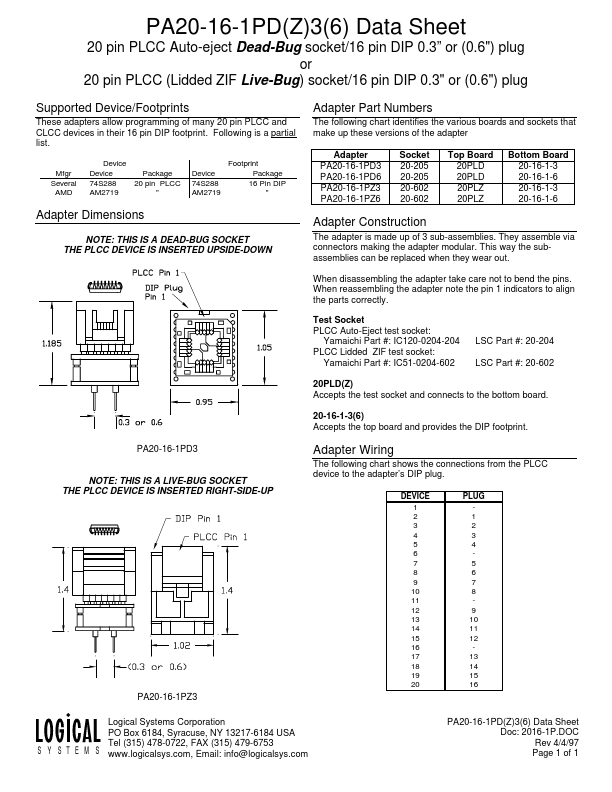 PA20-16-1PD3