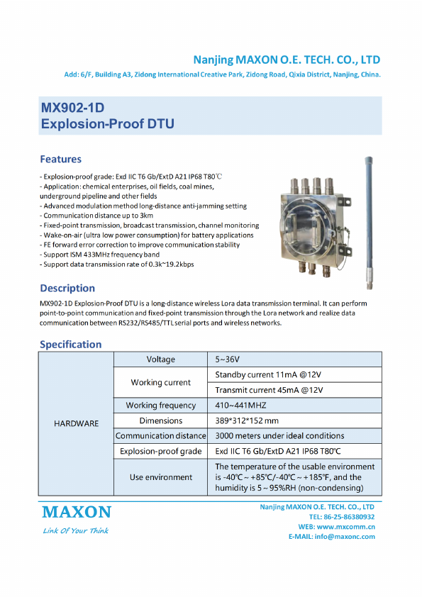 MX902-1D