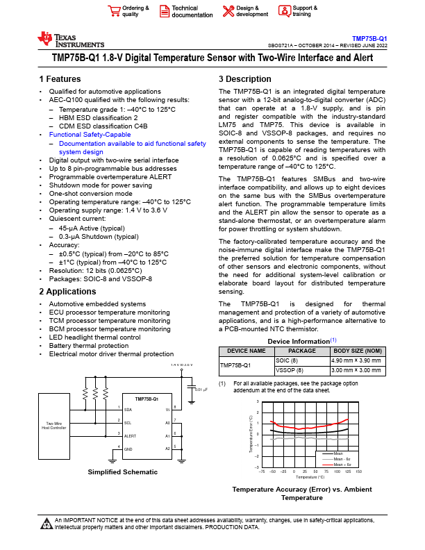 TMP75B-Q1