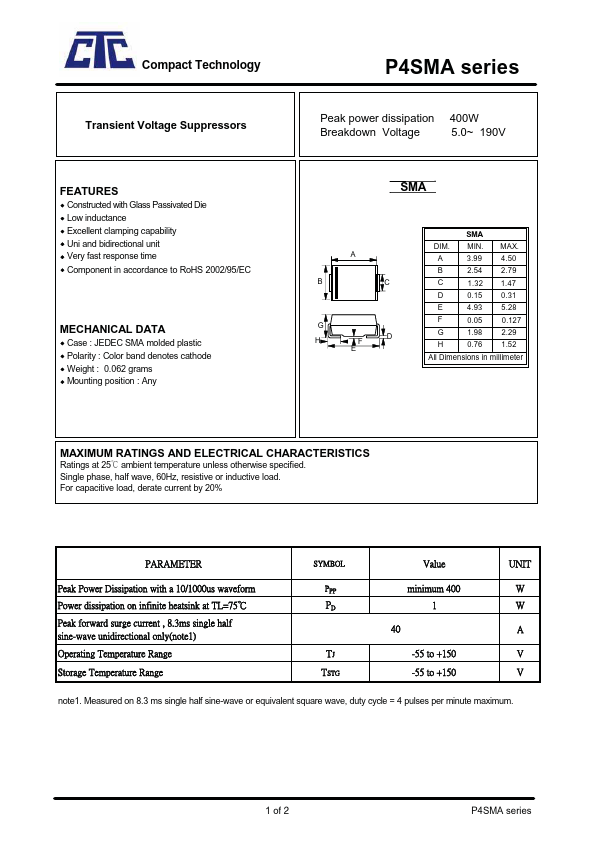 SMA8.5CA