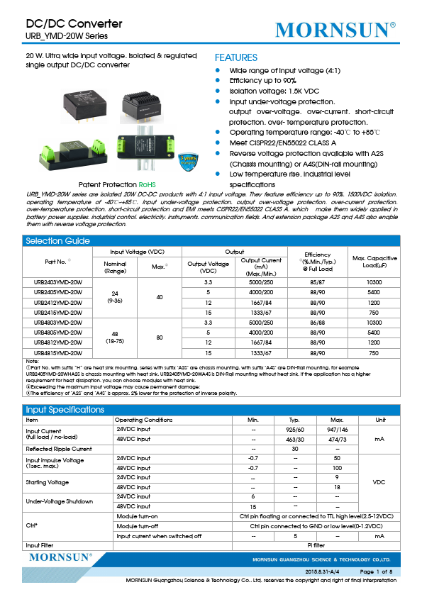 URB4815YMD-20W