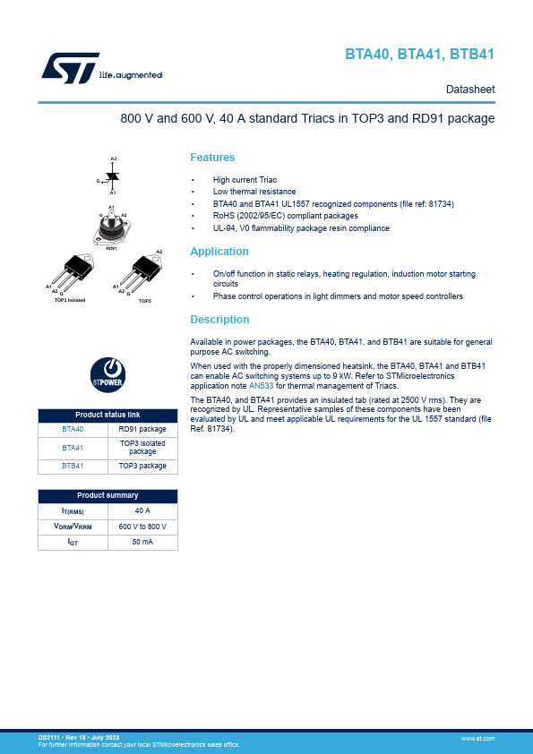 BTA40-800B