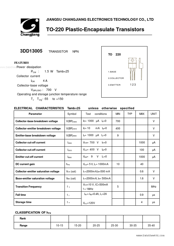 3DD13005