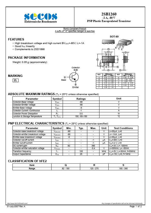 2SB1260