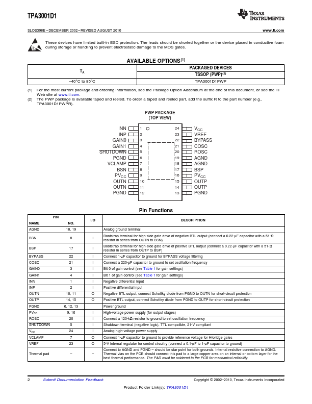 TPA3001D1