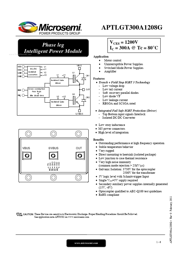 APTLGT300A1208G