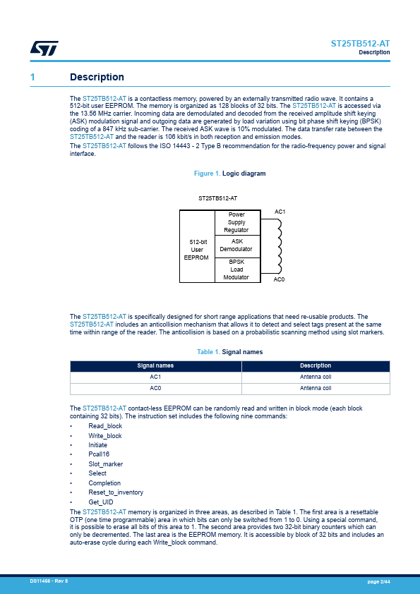 ST25TB512-AT