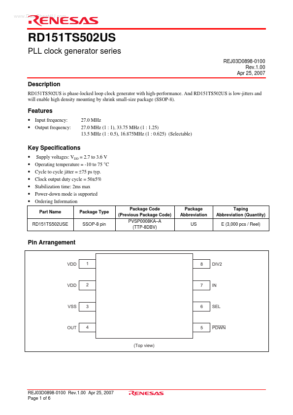 RD151TS502US