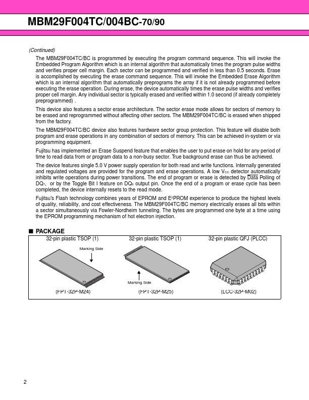 MBM29F004BC-90