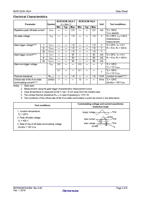 BCR12CM-16LH