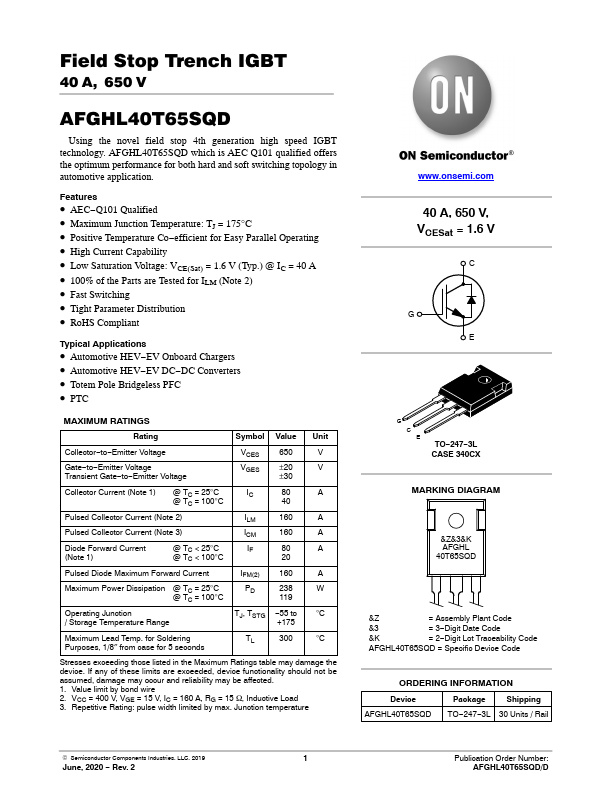 AFGHL40T65SQD