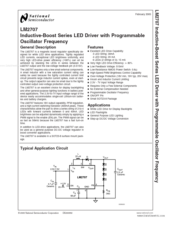 LM2707