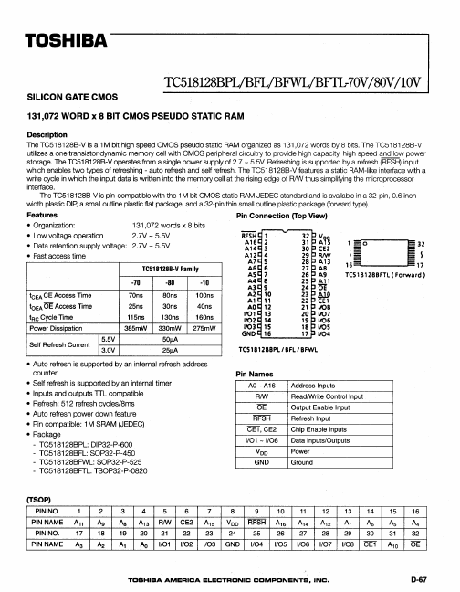 TC518128BFL-10V