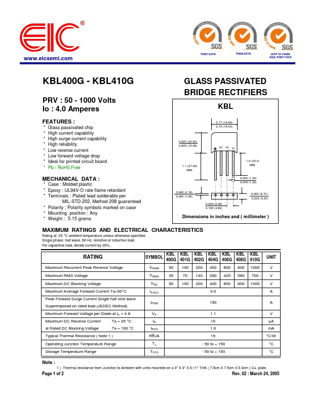 KBL402G