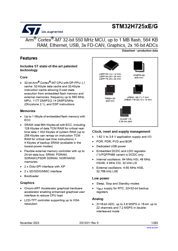 STM32H725IG