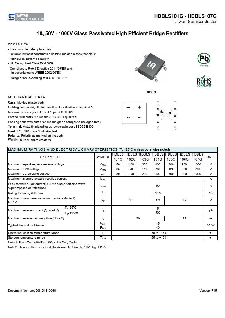 HDBLS106G