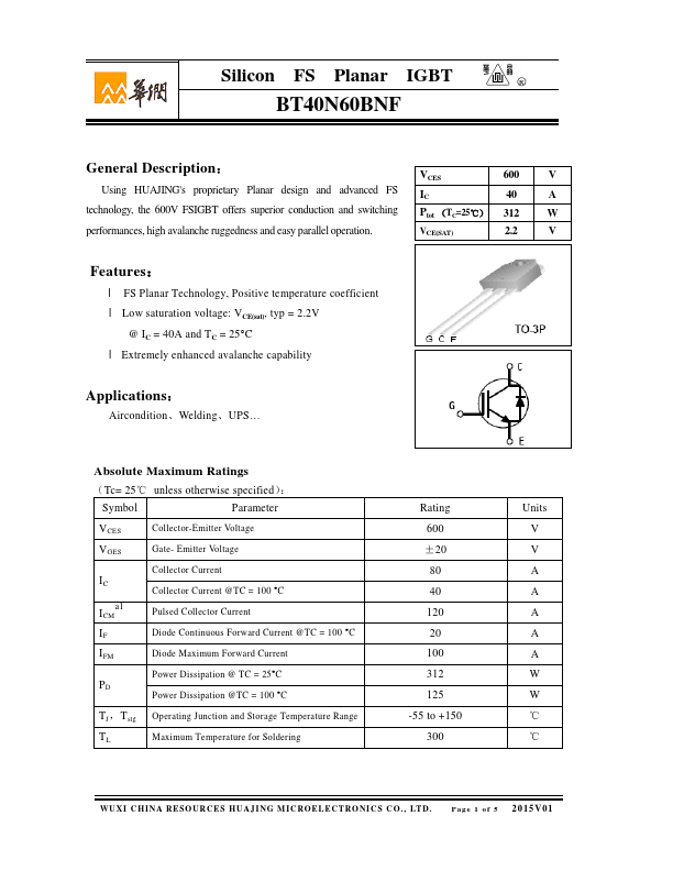 BT40N60BNF