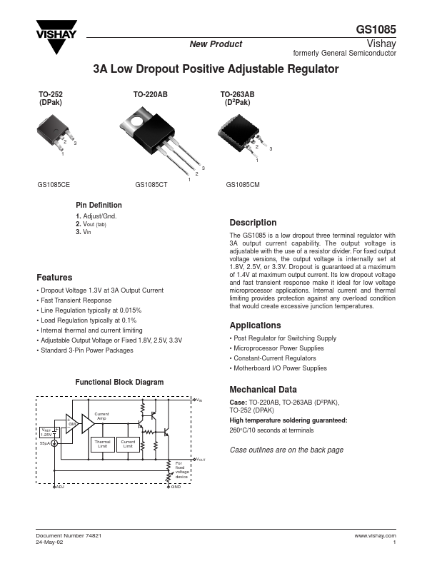 GS1085CT3.3