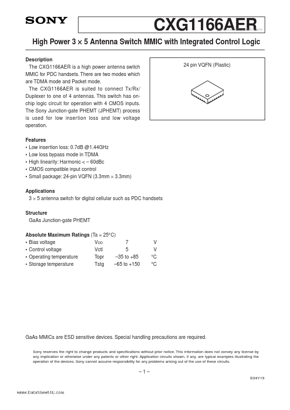 CXG1166AER