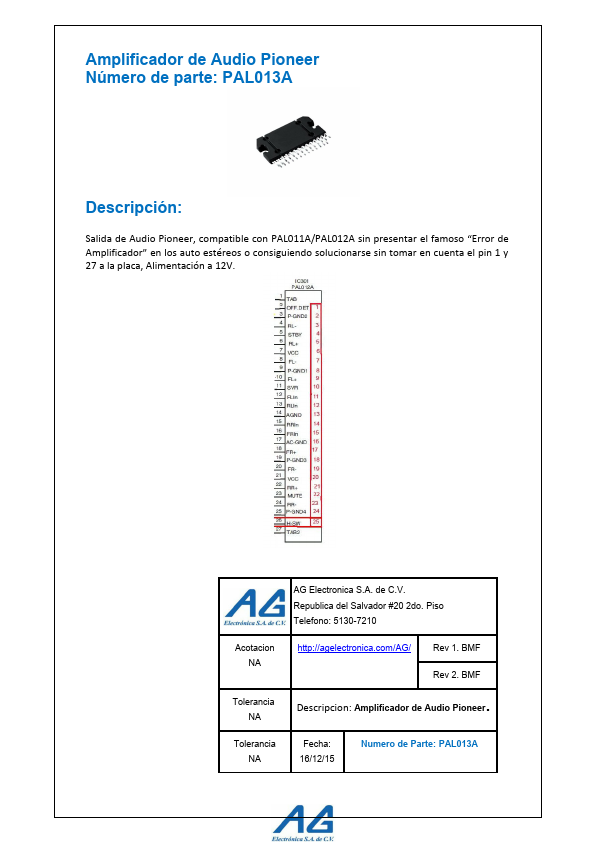 PAL013A