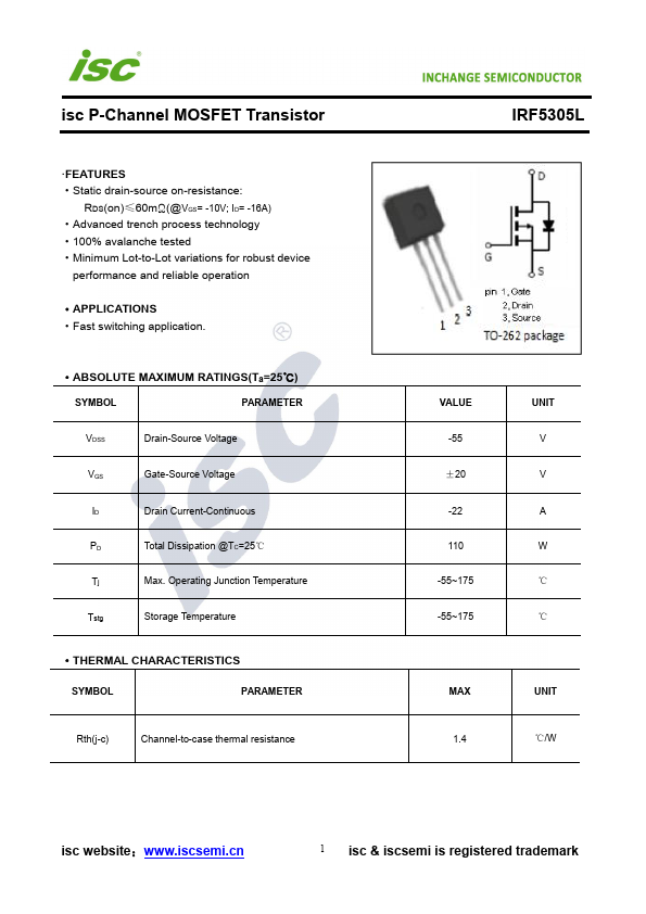 IRF5305L