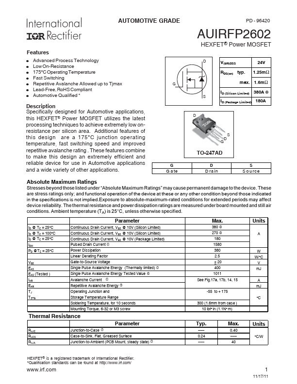 AUIRFP2602