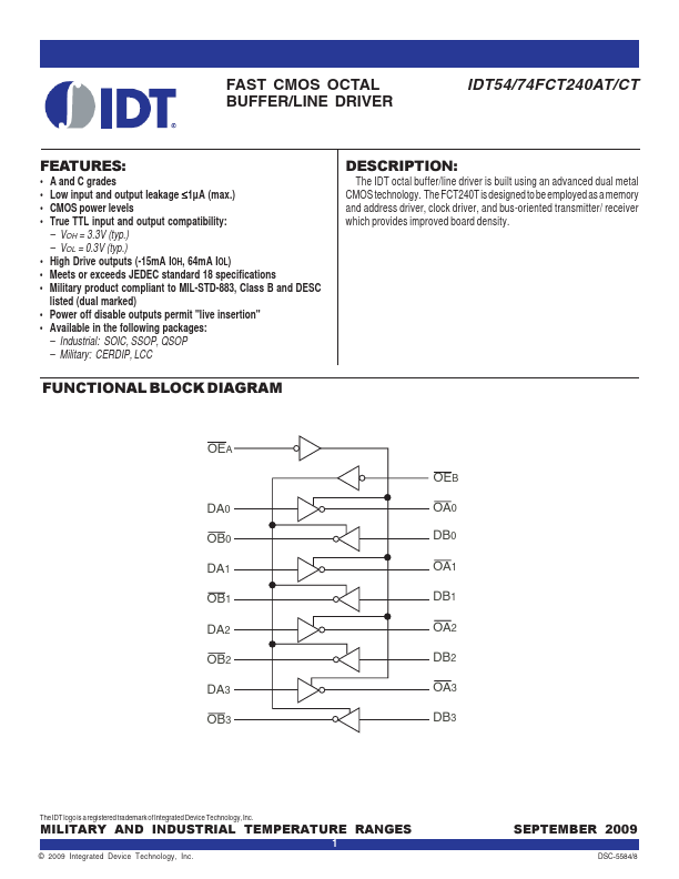 IDT74FCT240T