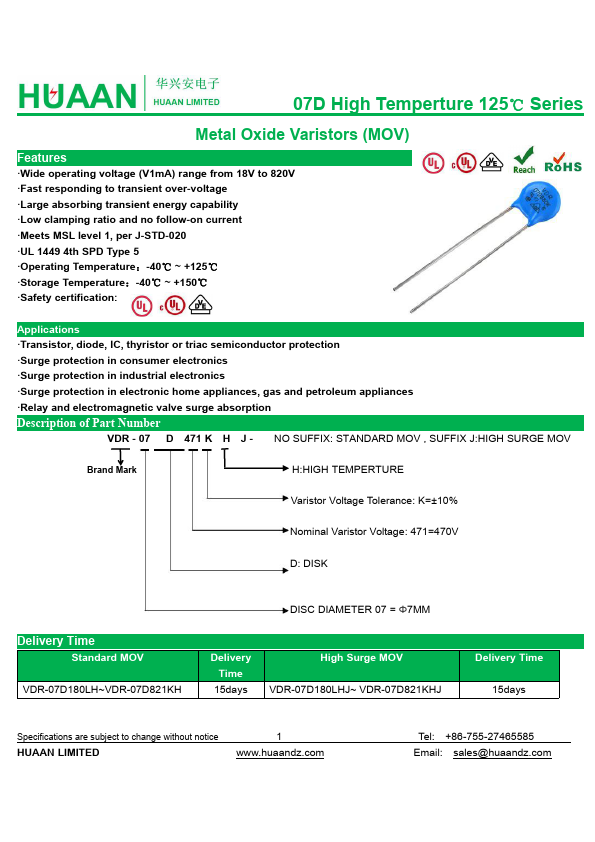 VDR-07D391KH