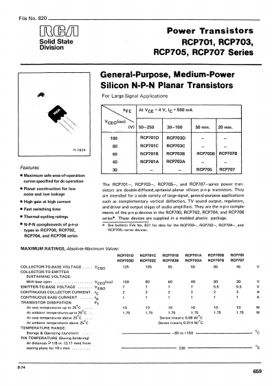 RCP701