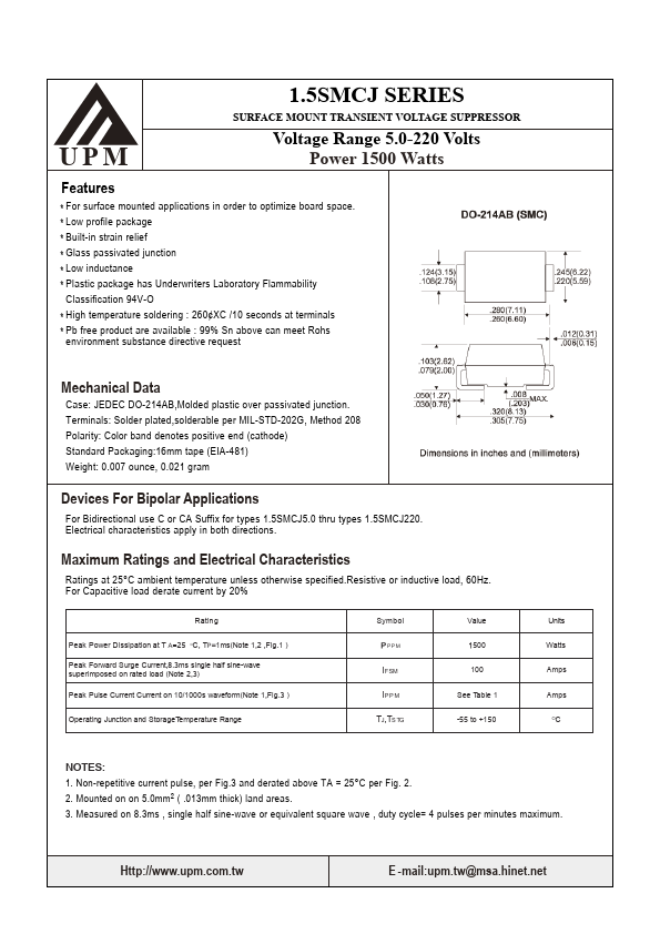 1.5SMCJ13A