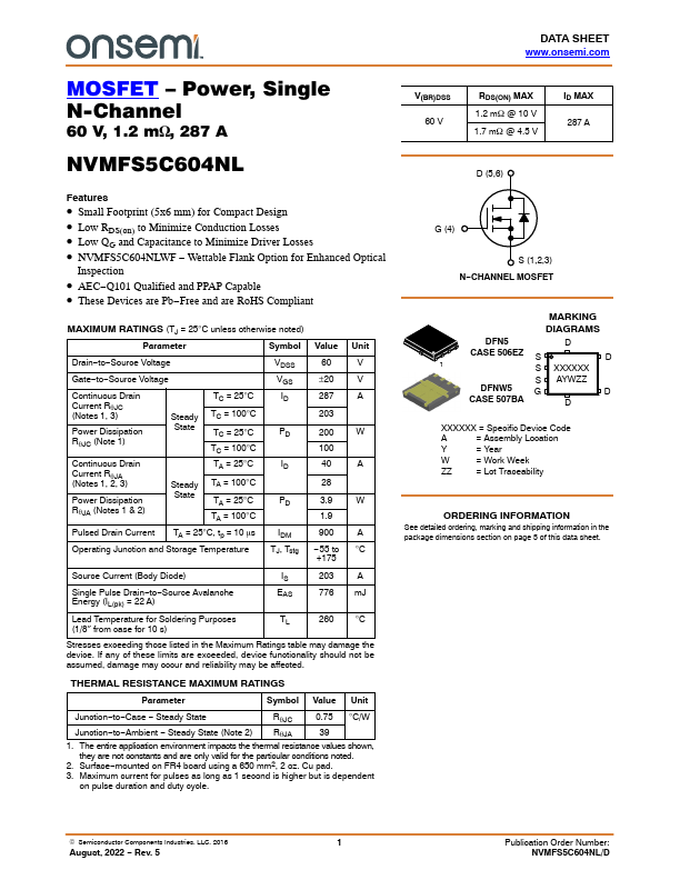 NVMFS5C604NL