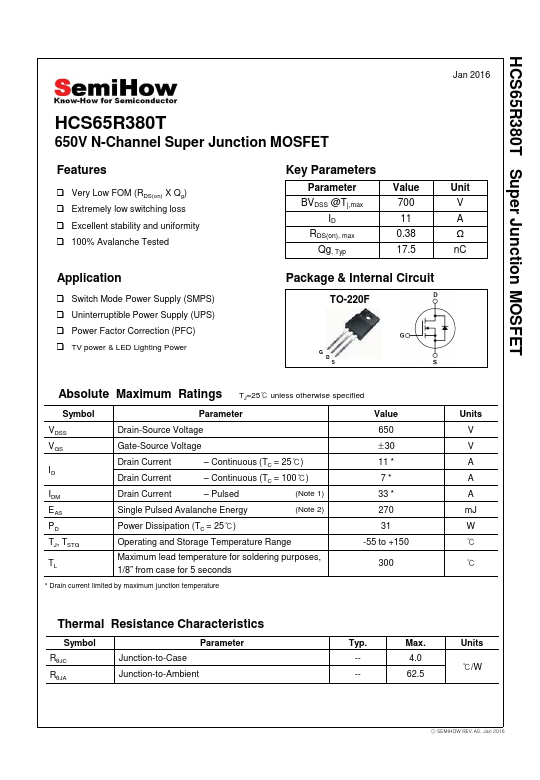 HCS65R380T