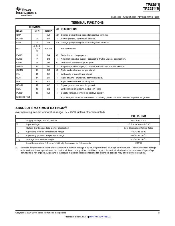 TPA4411M