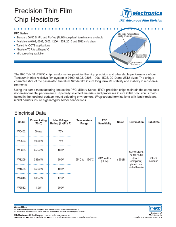 PFC-W0805LF-03-1910-B