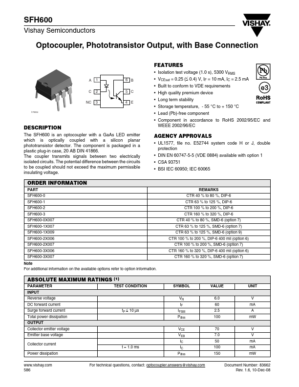 SFH600-1X007