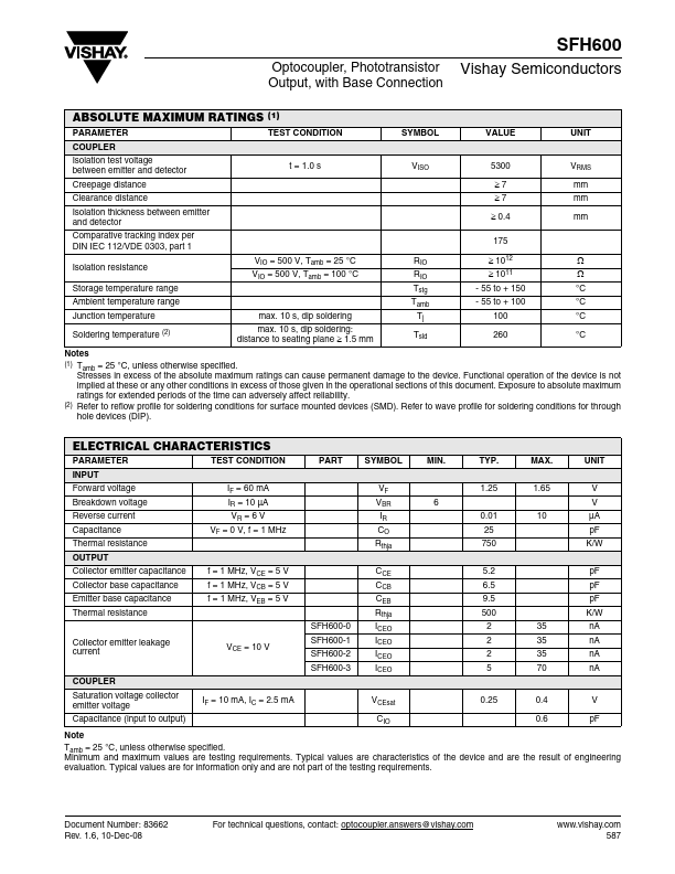 SFH600-1X007