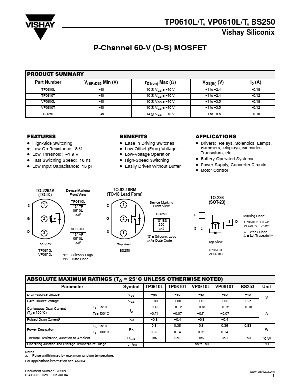 TP0610T